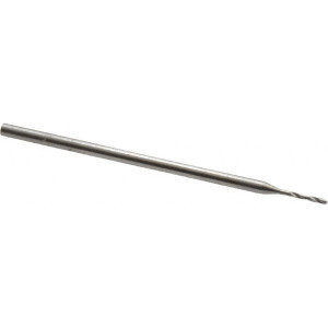 Guhring 1/64", 118° Point, Cobalt Micro Drill Bit 0.984" OAL, 3mm Flute Length, 1mm Shank Diam, Series 301 9003010004000 - 85779056