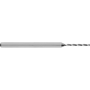 Harvey Tool #54, 130° Point, Solid Carbide Micro Drill Bit 1-1/2" OAL, 0.413" Flute Length, 1/8" Shank Diam, Series Miniature Drills 20350 - 35621689