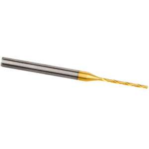 Kennametal 1.6mm, 140° Point, Solid Carbide Micro Drill Bit 58mm OAL, 9mm Flute Length, 4mm Shank Diam, Series B051A-CPG 4148805 - 58514506