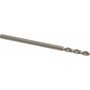 Accupro 0.0709" 130° Parabolic Flute Cobalt Screw Machine Drill Bit Bright Finish, Right Hand Cut, 0.433" Flute Length, 1.417" OAL, Split Point, Straight Shank 1630180-AC - 01331180