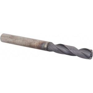Allied Machine 5.99948mm 140° Spiral Flute Solid Carbide Screw Machine Drill Bit Bright Finish, Right Hand Cut, 67.1mm OAL, Standard Point, Straight Shank, Through Coolant 335M06000A21M - 04595906