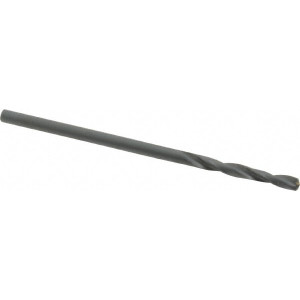 Chicago-Latrobe #48 135° Spiral Flute High Speed Steel Screw Machine Drill Bit Oxide Finish, Right Hand Cut, 11/16" Flute Length, 1-11/16" OAL, Split Point, Straight Shank 49418 - 81383481