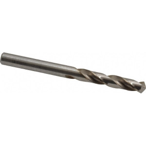 Chicago-Latrobe #9 118° Spiral Flute High Speed Steel Screw Machine Drill Bit Bright Finish, Right Hand Cut, 1-3/16" Flute Length, 2-1/4" OAL, Standard Point, Straight Shank 48709 - 81354094