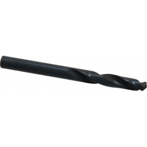 Chicago-Latrobe 13/64" 135° Spiral Flute High Speed Steel Screw Machine Drill Bit Oxide Finish, Right Hand Cut, 1-3/16" Flute Length, 2-1/4" OAL, Split Point, Straight Shank 49213 - 81382137