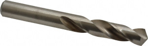 Chicago-Latrobe 0.397" 118° Spiral Flute High Speed Steel Screw Machine Drill Bit Bright Finish, Right Hand Cut, 1-15/16" Flute Length, 3-5/16" OAL, Standard Point, Straight Shank 48824 - 81355240