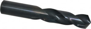 Chicago-Latrobe 15/16" 118° Spiral Flute High Speed Steel Screw Machine Drill Bit Oxide Finish, Right Hand Cut, 3-3/4" Flute Length, 5-3/4" OAL, Standard Point, Straight Shank 48560 - 81353609