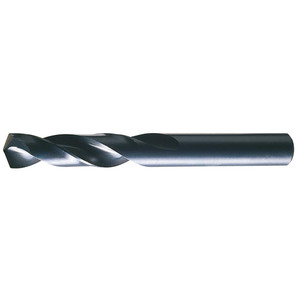 Cle-Line 5/32" 135° Spiral Flute High Speed Steel Screw Machine Drill Bit Oxide Finish, Right Hand Cut, 1" Flute Length, 2-1/16" OAL, Split Point, Straight Shank C23466 - 57632291