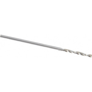 Cleveland Twist Drill #56 118° Spiral Flute High Speed Steel Screw Machine Drill Bit Bright Finish, Right Hand Cut, 1/2" Flute Length, 1-3/8" OAL, Standard Point, Straight Shank C04363 - 63706568