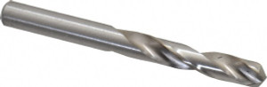 Cleveland Twist Drill 0.246" 135° Spiral Flute High Speed Steel Screw Machine Drill Bit Bright Finish, Right Hand Cut, 1-3/8" Flute Length, 2-1/2" OAL, Split Point, Straight Shank C70283 - 74332123