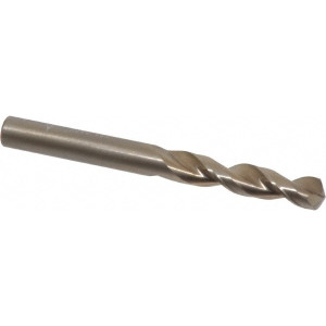 Cleveland Twist Drill 0.261" 135° Parabolic Flute Cobalt Screw Machine Drill Bit Oxide/Gold Finish, Right Hand Cut, 1-7/16" Flute Length, 2-5/8" OAL, Split Point, Straight Shank C14287 - 75905265