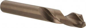 Cleveland Twist Drill 11.50112mm 135° Spiral Flute Cobalt Screw Machine Drill Bit Oxide/Gold Finish, Right Hand Cut, 47mm Flute Length, 95mm OAL, Split Point, Straight Shank C14832 - 86191236