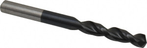 Cleveland Twist Drill #2 135° Parabolic Flute Cobalt Screw Machine Drill Bit TiAlN Finish, Right Hand Cut, 1-5/16" Flute Length, 2-7/16" OAL, Split Point, Straight Shank C15092 - 75906974