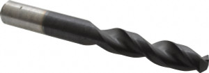Cleveland Twist Drill 23/64" 135° Parabolic Flute Cobalt Screw Machine Drill Bit TiAlN Finish, Right Hand Cut, 1-3/4" Flute Length, 3-1/16" OAL, Split Point, Straight Shank C15069 - 75906743