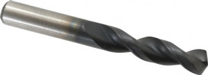 Cleveland Twist Drill 13/32" 135° Parabolic Flute Cobalt Screw Machine Drill Bit TiAlN Finish, Right Hand Cut, 1-15/16" Flute Length, 3-5/16" OAL, Split Point, Straight Shank C15072 - 84812221