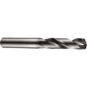 Dormer Pramet 11/64" 140° Spiral Flute Solid Carbide Screw Machine Drill Bit TiAlN Finish, Right Hand Cut, 24mm Flute Length, 66mm OAL, Four Facet Split Point, Straight Shank 0624876 - 76545862