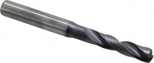 Kennametal 6.79958mm 140° Spiral Flute Solid Carbide Screw Machine Drill Bit Multilayer TiAlN Finish, Right Hand Cut, 34mm Flute Length, 79mm OAL, Standard Point, Straight Shank 1913482 - 86973450
