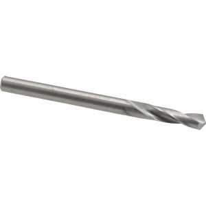 M.A. Ford #24 118° Spiral Flute Solid Carbide Screw Machine Drill Bit Bright Finish, Right Hand Cut, 5/8" Flute Length, 2" OAL, Faceted Point, Straight Shank 20615200 - 00654780