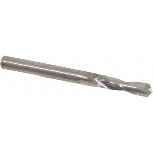 M.A. Ford #14 118° Spiral Flute Solid Carbide Screw Machine Drill Bit Bright Finish, Right Hand Cut, 3/4" Flute Length, 2-3/16" OAL, Faceted Point, Straight Shank 20618200 - 00654681