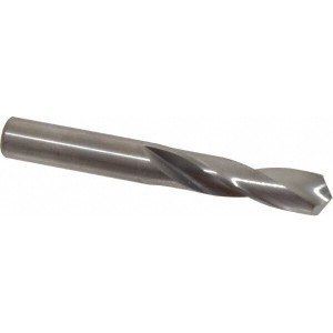 M.A. Ford 0.316" 118° Spiral Flute Solid Carbide Screw Machine Drill Bit Bright Finish, Right Hand Cut, 1-1/4" Flute Length, 2-1/2" OAL, Faceted Point, Straight Shank 20631600 - 00655340