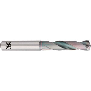 OSG 7/16" 140° Spiral Flute Solid Carbide Screw Machine Drill Bit EgiAs Finish, Right Hand Cut, 55mm Flute Length, 102mm OAL, Straight Shank 630043711 - 48817738