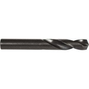 Precision Twist Drill 10.50036mm 135° Spiral Flute High Speed Steel Screw Machine Drill Bit Oxide Finish, Right Hand Cut, 43mm Flute Length, 89mm OAL, Split Point, Straight Shank 047005 - 78552742