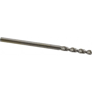 Walter Titex 5/64" 130° Parabolic Flute Vanadium High Speed Steel Screw Machine Drill Bit Bright Finish, Right Hand Cut, 15/32" Flute Length, 1-1/2" OAL, Split Point, Straight Shank 5057212 - 01420058