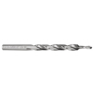 Made in USA 13/16" Body, 0.446" Step Diam, Straight Shank, Cobalt Subland Step Drill Bit Bright Finish, 5-1/4" OAL, 1" Step Length, 3-3/8" Flute Length, 82° Shoulder Incl Angle 372C 7/16 - 76394378