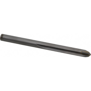 Made in USA 1/2", 140° Point, Carbide-Tipped Die Drill Bit Bright Finish, 3-1/2" Flute Length, 6" OAL 267132 - 76557370