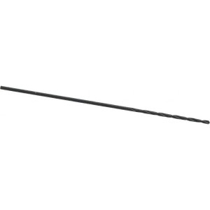 Chicago-Latrobe #65 118° Spiral Flute High Speed Steel Taper Length Drill Bit Oxide Finish, 3/4" Flute Length, 2" OAL, Standard Point, Straight Shank, Series 120 50355 - 76129097