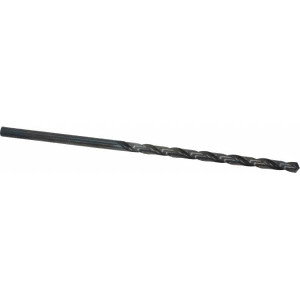 Chicago-Latrobe #4 118° Spiral Flute High Speed Steel Taper Length Drill Bit Oxide Finish, 3-5/8" Flute Length, 6" OAL, Standard Point, Straight Shank, Series 120 50294 - 81408049
