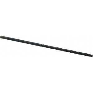Cleveland Twist Drill #23 118° Spiral Flute High Speed Steel Taper Length Drill Bit Oxide Finish, 3" Flute Length, 5-3/8" OAL, Standard Point, Straight Shank, Series 2510 C08684 - 63725238