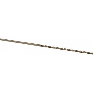 Cleveland Twist Drill #48 135° Parabolic Flute Cobalt Taper Length Drill Bit Oxide/Gold Finish, 2" Flute Length, 3-3/4" OAL, Split Point, Straight Shank, Series 2575 C16771 - 02148427
