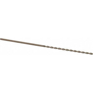 Cleveland Twist Drill #49 135° Parabolic Flute Cobalt Taper Length Drill Bit Oxide/Gold Finish, 2" Flute Length, 3-3/4" OAL, Split Point, Straight Shank, Series 2575 C16772 - 02148435