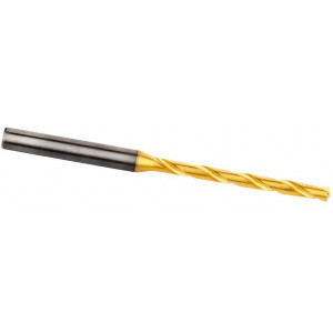 Kennametal #29 140° Spiral Flute Solid Carbide Taper Length Drill Bit Multilayer TiAlN Finish, 40mm Flute Length, 78mm OAL, Standard Point, Straight Shank, Through Coolant, Series B053A-CPG 4149598 - 76284173