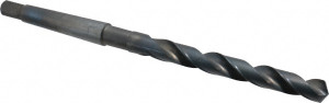 Chicago-Latrobe 7/16", 1MT 118° Point High Speed Steel Taper Shank Drill Bit Oxide Finish, 3-7/8" Flute Length, 7-1/4" OAL, Spiral Flute, Series 110 53128 - 81510281