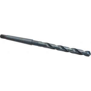 Cleveland Twist Drill 7/16", 1MT 118° Point High Speed Steel Taper Shank Drill Bit Oxide Finish, 3-7/8" Flute Length, 7-1/4" OAL, Spiral Flute, Series 2410 C12173 - 63713283