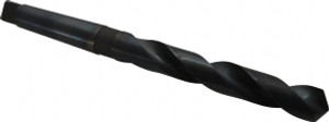 Cleveland Twist Drill 15/16", 3MT 118° Point High Speed Steel Taper Shank Drill Bit Oxide Finish, 6-1/8" Flute Length, 10-3/4" OAL, Spiral Flute, Series 2410 C12243 - 63713606