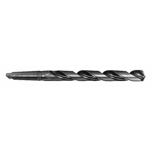 General Chipbreaker 1-1/4", 3MT 118° Point High Speed Steel Taper Shank Drill Bit Oxide Finish, 7-1/4" Flute Length, 12" OAL, Chipbreaker Flute 2112512 - 60030806