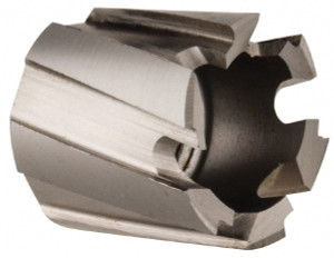 Hougen 15mm Diam x 1/4" Deep High Speed Steel Annular Cutter Bright Finish, 3/8" Shank Diam 11215 - 03744752