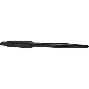 Cleveland Twist Drill 7/16" Reamer Diam, 0.266" Small End Diam, 2MT Morse Taper Shank, 4-3/8" Flute, Bridge Reamer Spiral Flute, 8-1/4" Long, Right Hand Cut, Left Hand Spiral, 4 Flutes, High Speed Steel C23812 - 63719751