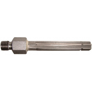 Alvord-Polk Tool 15/64" Diam 6-Flute 1/4-28 Threaded Shank Straight Flute High Speed Steel Chucking Reamer Bright Finish, 2-3/8" OAL, 1-1/2" Flute Length, RH Cut, RH Spiral 21829 - 70697537