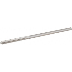 Hertel 0.1915" Diam 6-Flute Straight Shank Straight Flute High Speed Steel Chucking Reamer Bright Finish, 5" OAL, 1-1/4" Flute Length, RH Cut, RH Spiral 72019151 - 30157572