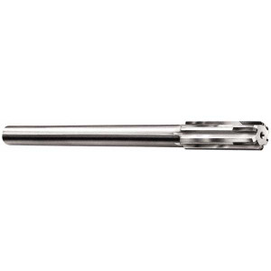 Made in USA 0.62" Diam 6-Flute Straight Shank Straight Flute Carbide-Tipped Chucking Reamer Bright Finish, 9" OAL, 2-1/4" Flute Length, RH Cut, RH Spiral 24006200 - 65197410