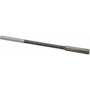 Value Collection 0.387" Diam 6-Flute Straight Shank Straight Flute High Speed Steel Chucking Reamer Bright Finish, RH Cut, RH Spiral 144429603870000 - 02033876