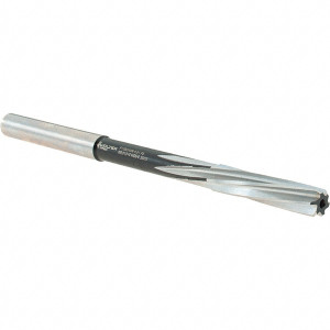 Walter Titex 6.01mm Diam 6-Flute Straight Shank Spiral Flute Cobalt Chucking Reamer Bright Finish, 101mm OAL, 28mm Flute Length, RH Cut, RH Spiral 5072681 - 36259240