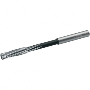 Walter Titex 6.37mm Diam 6-Flute Straight Shank Spiral Flute Cobalt Chucking Reamer Bright Finish, 101mm OAL, 28mm Flute Length, RH Cut, RH Spiral 5072717 - 36259406