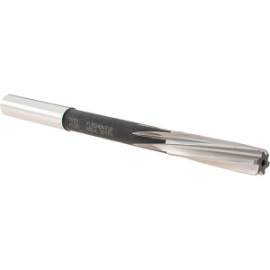 Walter Titex 9.99mm Diam 6-Flute Straight Shank Spiral Flute Cobalt Chucking Reamer Bright Finish, 133mm OAL, 38mm Flute Length, RH Cut, RH Spiral 5073079 - 36279123