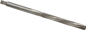 Made in USA 13/64" Diam, Straight Shank, 1-7/8" Flute, Hand Reamer Spiral Flute, 3-3/4" OAL, Left Hand Spiral, Right Hand Cut, High Speed Steel 565U .2031 - 02329456