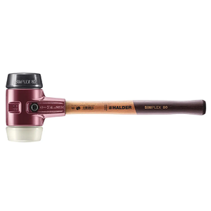 Halder Simplex Hickory Handle Split Head Hammer, 101.94 oz. Head Weight, 6.89" Head Length, 80mm Face Diameter, 19.29" Overall Length