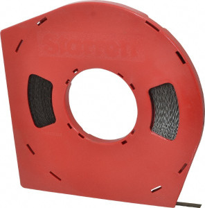 Starrett Band Saw Blade Coil Stock: 3/8" Blade Width, 100' Coil Length, 0.025" Blade Thickness, Carbon Steel Toothed Edge, Wavy Set, Flexible Back, Constant Pitch 12904 - 73253247
